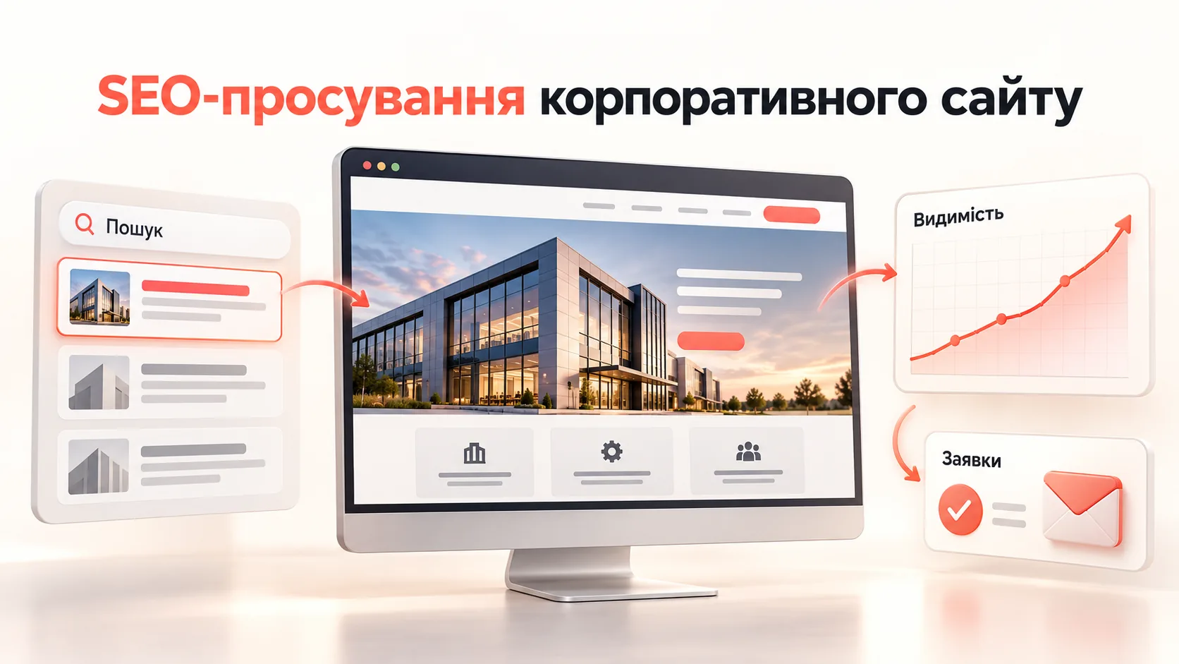 SEO-просування корпоративного сайту: пошук, видимість і заявки