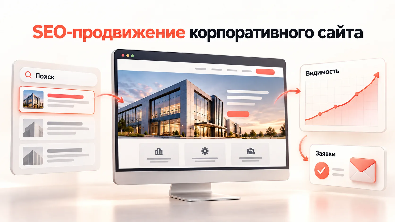 SEO-продвижение корпоративного сайта: поиск, видимость и заявки